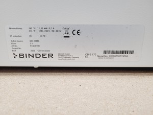 Thumbnail image of Binder CB-S 170 CO2 Incubator Double Stack Lab