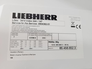 Thumbnail image of Liebherr MediLine LGEX 3410 Laboratory Freezer Lab