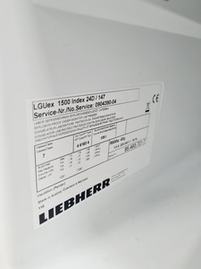 Thumbnail image of Liebherr LGUEX 1500 MedilLine Laboratory Freezer Lab