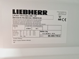 Thumbnail image of Liebherr 1610 LKUEXV Laboratory Refrigerator Fridge Lab