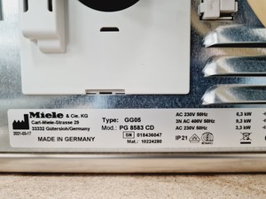Thumbnail image of Miele PG 8583 CD Glassware Dishwasher Lab