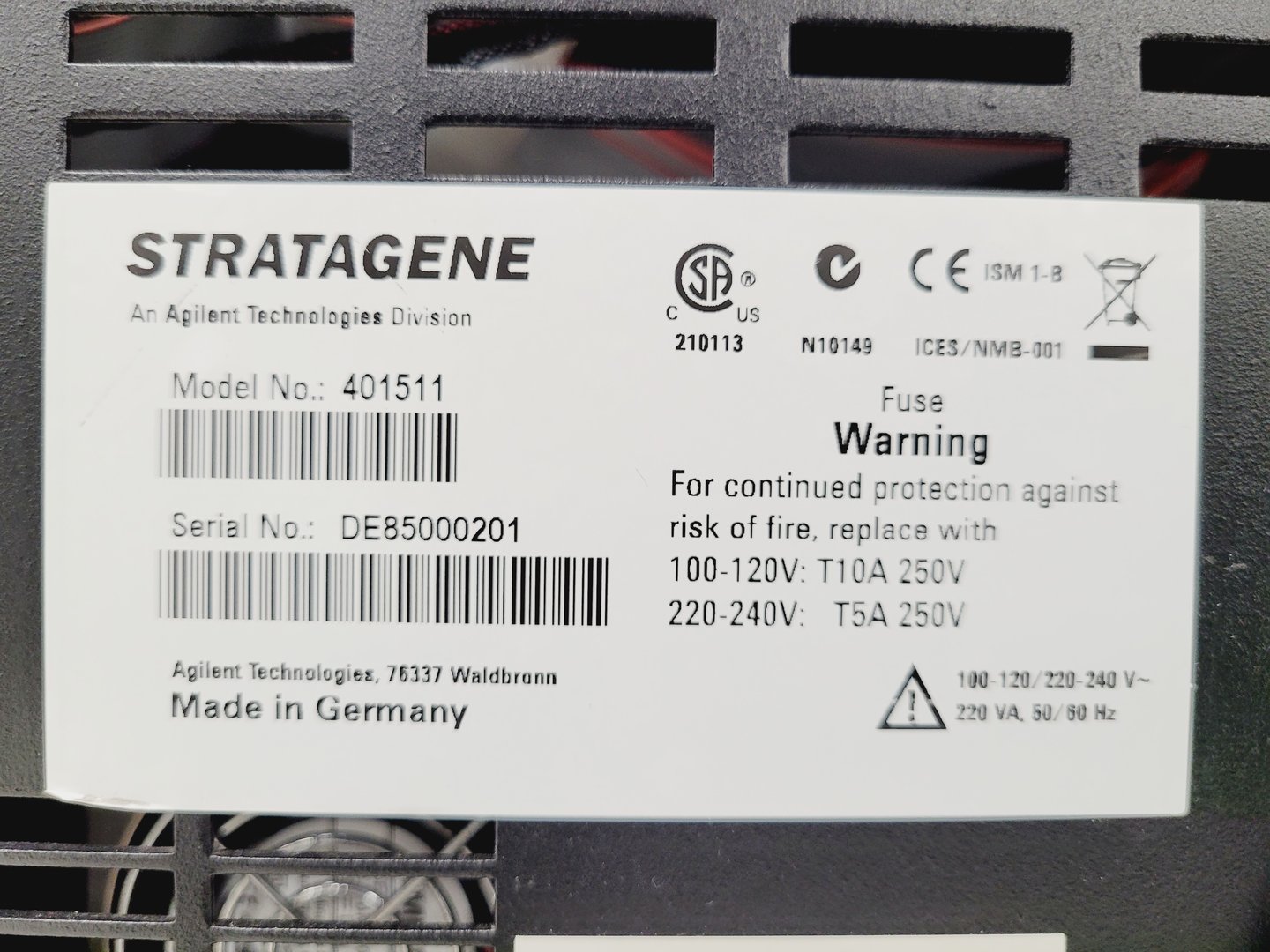 Image of Stratagene MX3000P Multiplex Quantitative RT- PCR System  Lab