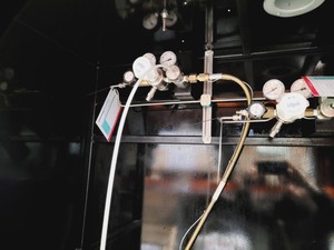 Thumbnail image of Large Safety Cabinet/Cupboard fitted with Gas Regulators Lab