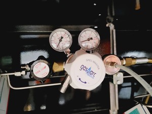 Thumbnail image of Large Safety Cabinet/Cupboard fitted with Gas Regulators Lab