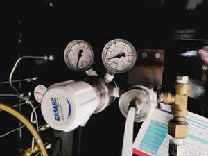 Thumbnail image of Large Safety Cabinet/Cupboard fitted with Gas Regulators Lab