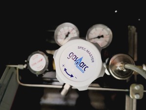 Thumbnail image of Large Safety Cabinet/Cupboard fitted with Gas Regulators Lab