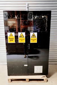 Thumbnail image of Large Safety Cabinet/Cupboard fitted with Gas Regulators Lab