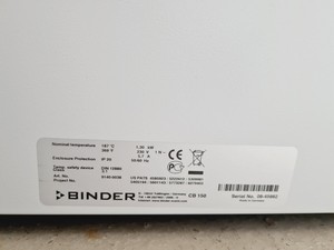 Thumbnail image of Binder CO2 Incubator CB 150 Lab