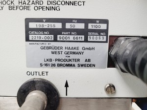 Thumbnail image of LKB Bromma 2219 Multitemp II Thermostatic Circulator Lab