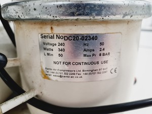 Thumbnail image of Bambi 35/20 Silent Air Compressor Lab