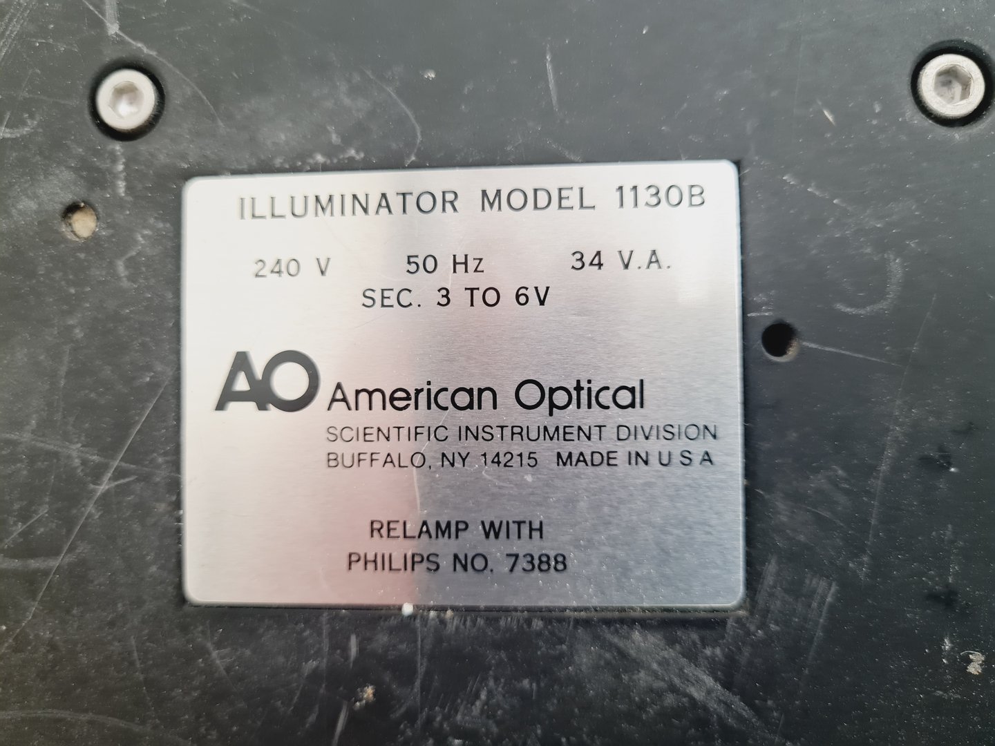 Reichert-Jung MicroStar 110 Illuminator Model 1130B Microscope Lab