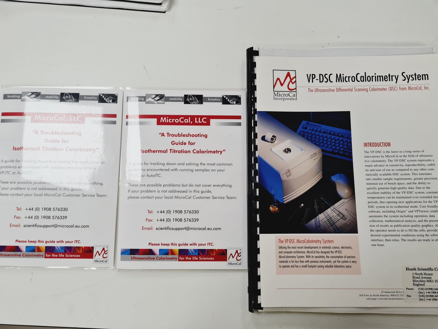 Image of MicroCal Microcalorimeter System With VP-ITC, VP-DSC + Control Unit