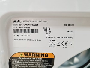 Thumbnail image of JLA 98 Commercial Tumble Dryer Model- JDEJGAGW303EW01