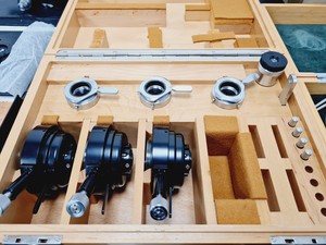 Thumbnail image of Zeiss Ulraphot Vintage Photographic Microscope With Lot Of Accessories + Desk
