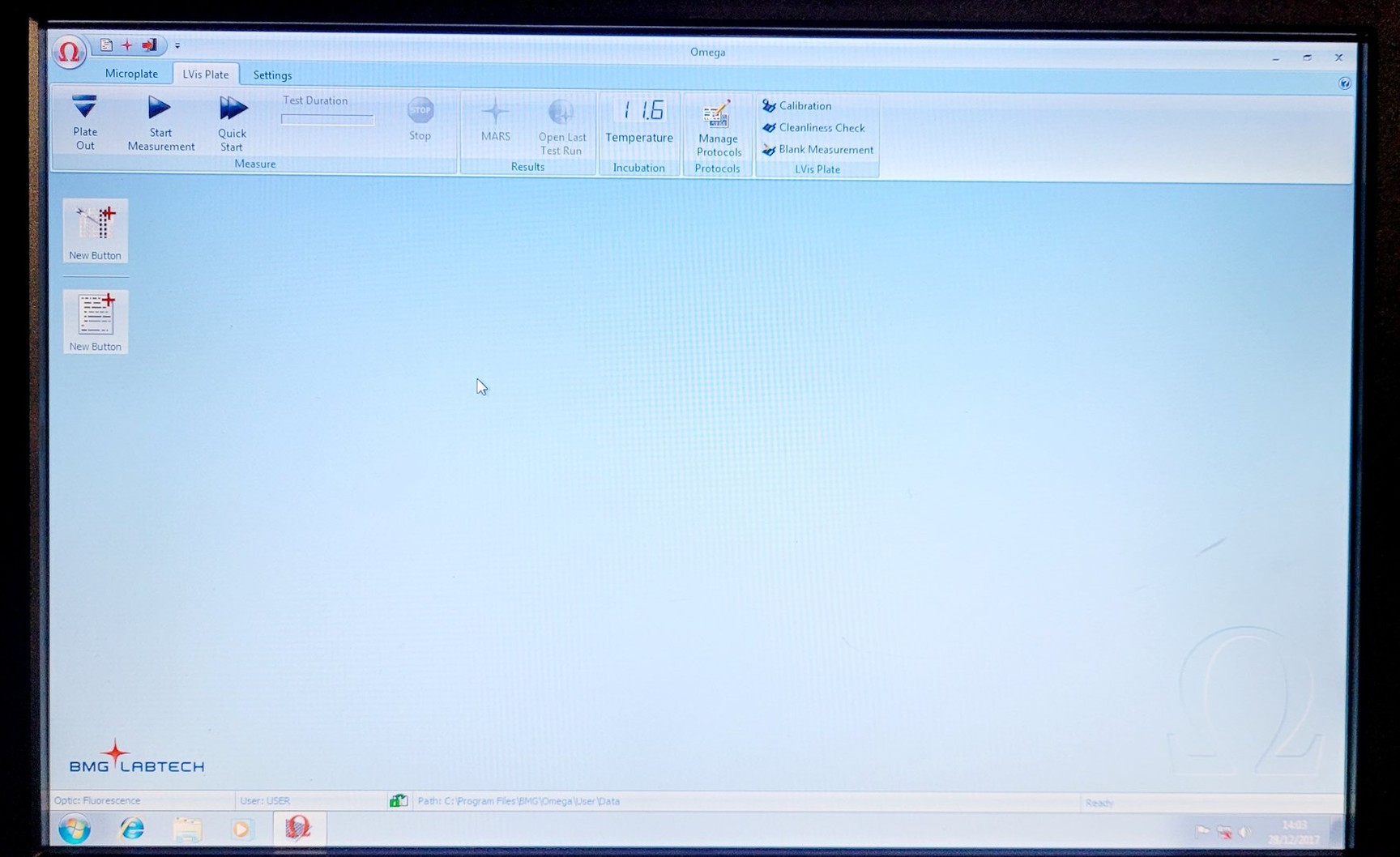 Image of BMG Labtech FLUOstar Omega Microplate Reader Lab