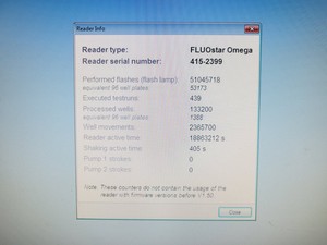 Thumbnail image of BMG Labtech FLUOstar Omega Microplate Reader Lab