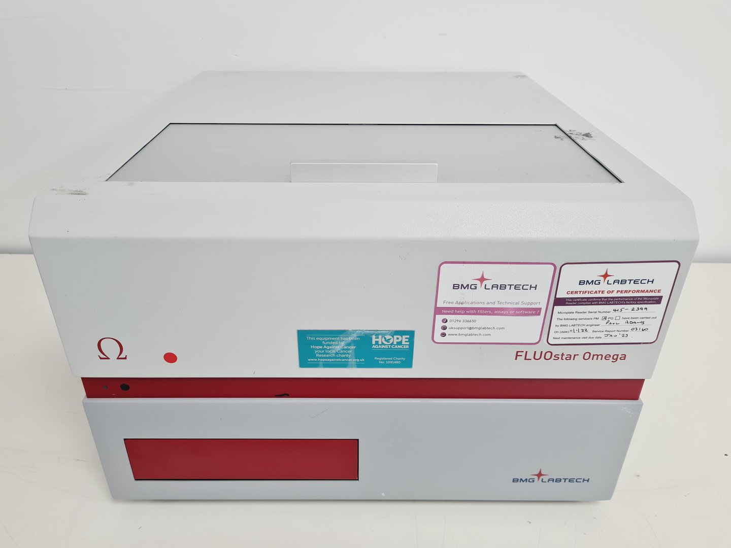 Image of BMG Labtech FLUOstar Omega Microplate Reader Lab