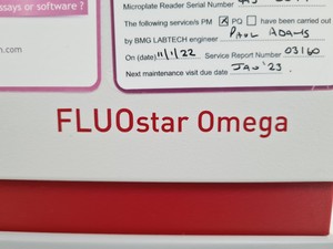 Thumbnail image of BMG Labtech FLUOstar Omega Microplate Reader Lab