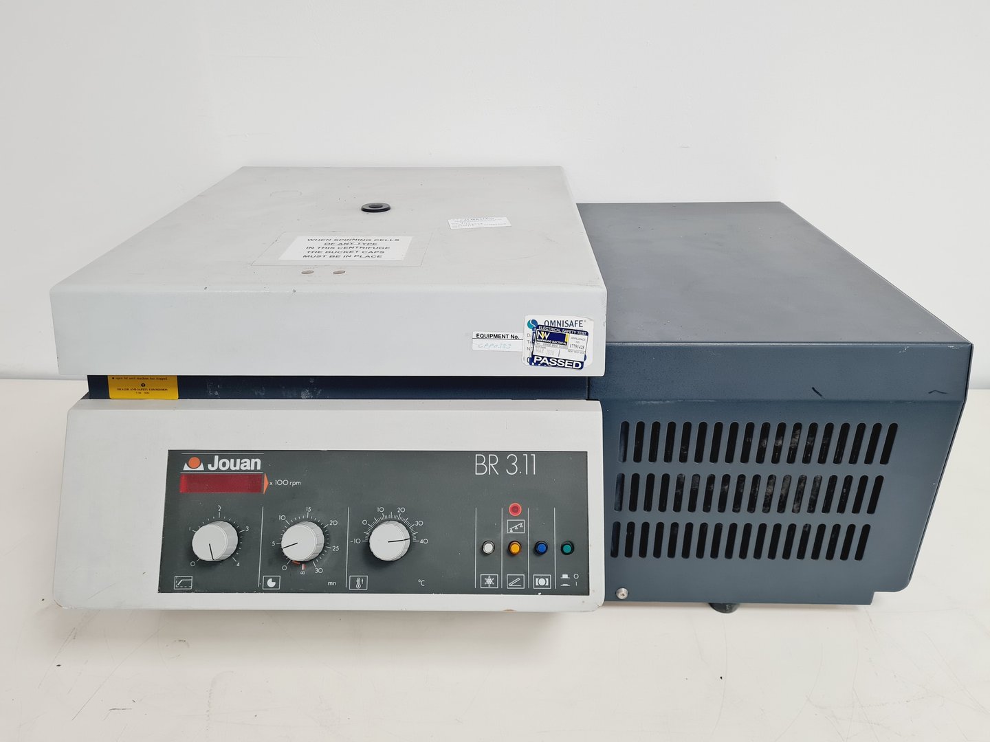 Image of Jouan BR 3.11 Refrigerated Centrifuge Lab Spares/Repairs