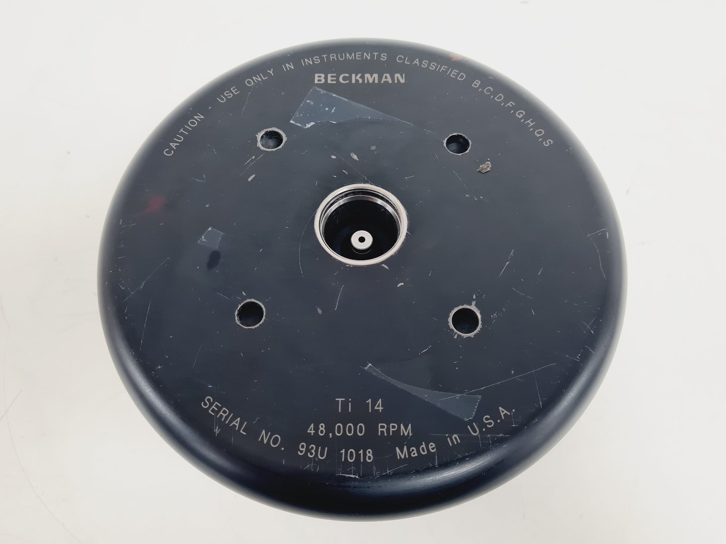 Image of Beckman Ti 14 48,000RPM Fixed Angle Rotor Lab