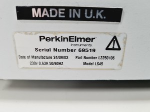 Thumbnail image of Perkin Elmer LS 45 Luminescence Spectrometer Lab