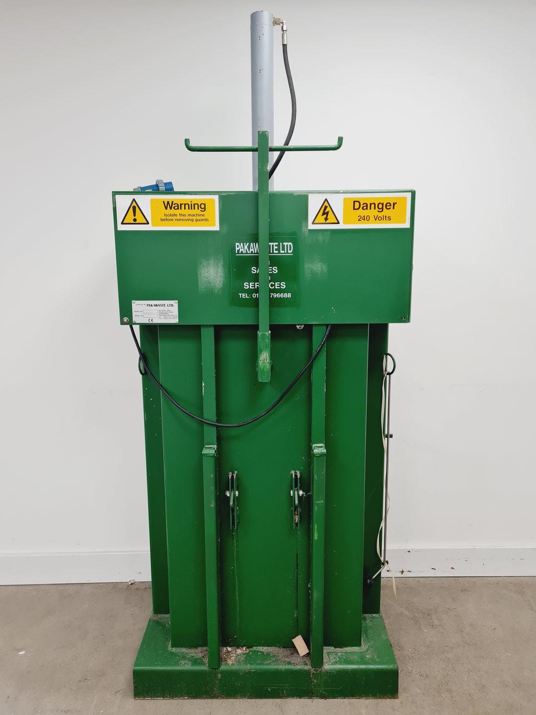 Image of Pakawaste VB56 Vertical Cardboard Baler Machine