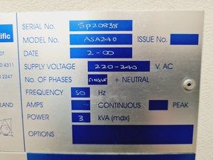 Thumbnail image of Astell ASA240 Floorstanding Autoclave Lab