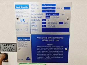 Thumbnail image of Astell ASA240 Floorstanding Autoclave Lab