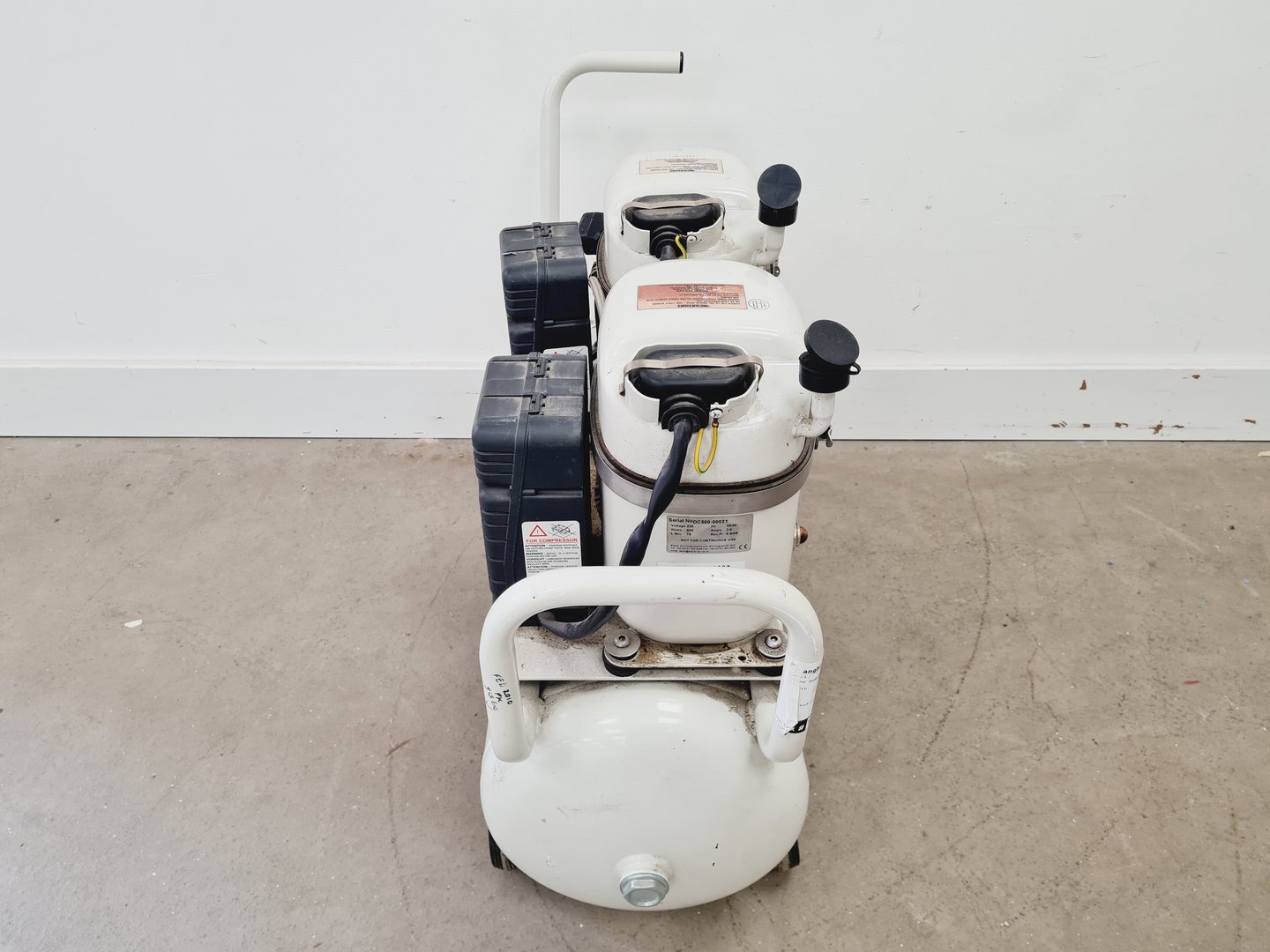 Image of Bambi 150/500 Silent Air Compressor With Wheels Spares/Repairs