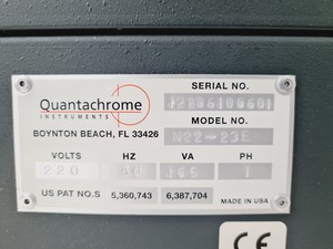 Thumbnail image of Quantachrome Nova 2200e Surface Area & Pore Size Analyzer N22-23E Lab