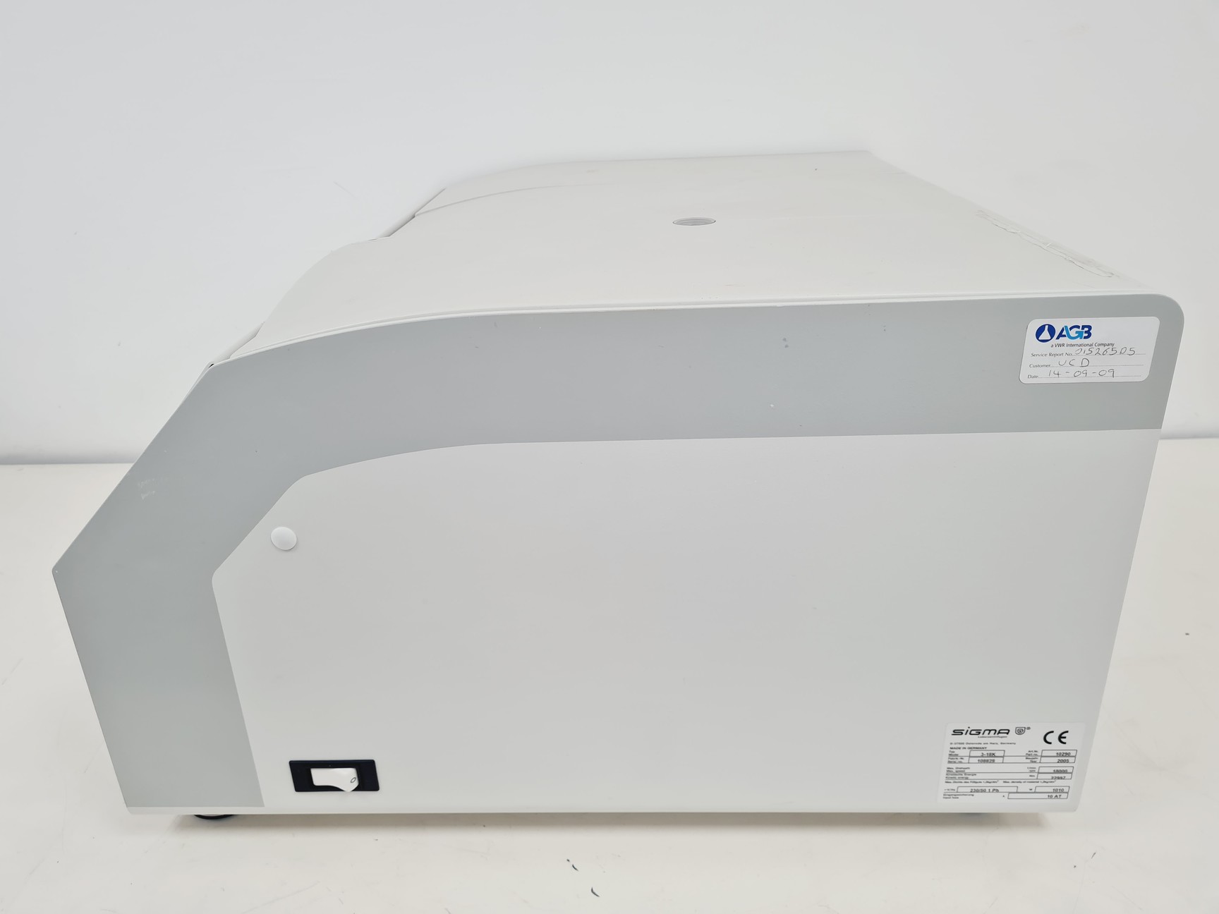 Image of Sigma 3-18K Refrigerated Benchtop Laboratory Centrifuge Spares/Repairs