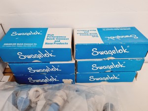 Thumbnail image of Job Lot Of Swagelok Pressure Gauges + Compression Fittings