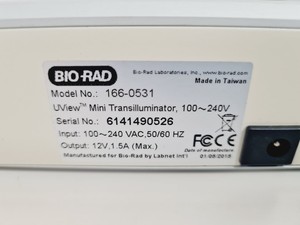 Thumbnail image of Bio-Rad UView Mini Transilluminator Lab