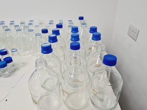 Thumbnail image of Lot Of Pyrex,Schott, FisherBrand and Simax Lab Glassware 