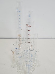 Thumbnail image of Lot Of Pyrex,Schott, FisherBrand and Simax Lab Glassware 