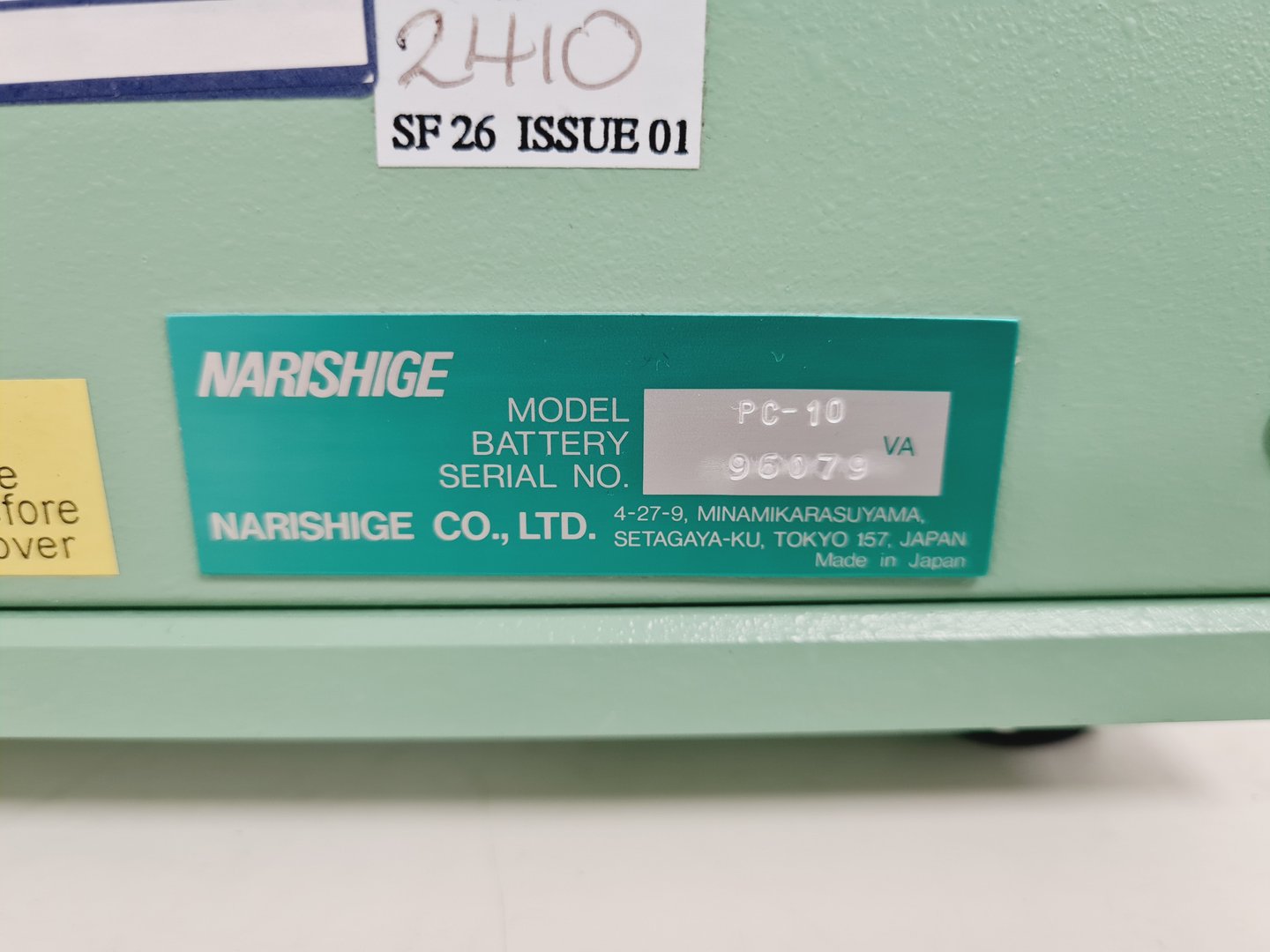 Narishige PC10 Dual Stage Glass Micropipette Puller Lab