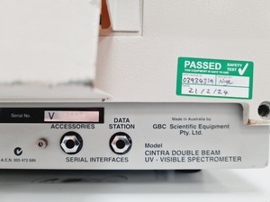 Thumbnail image of GBC Cintra 10 UV-Visible Spectrometer Lab