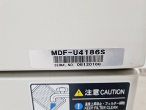 Thumbnail image of Sanyo MDF-U4186S Ultra Low Temperature Laboratory Freezer Lab