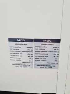 Thumbnail image of Sanyo MDF-U4186S Ultra Low Temperature Laboratory Freezer Lab
