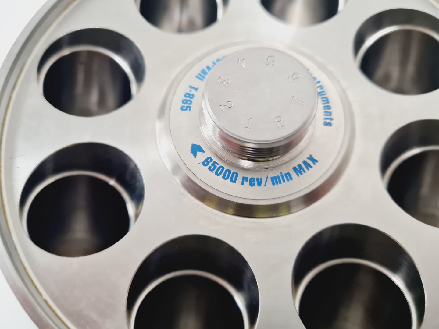 Image of Sorvall T-865 Fixed Angle 65000rpm Centrifuge Rotor Lab