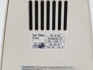 Thumbnail image of Carl Zeiss Axioskop El Einsatz Fluorescence Microscope Lab