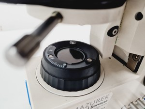 Thumbnail image of Carl Zeiss Axioskop El Einsatz Fluorescence Microscope Lab