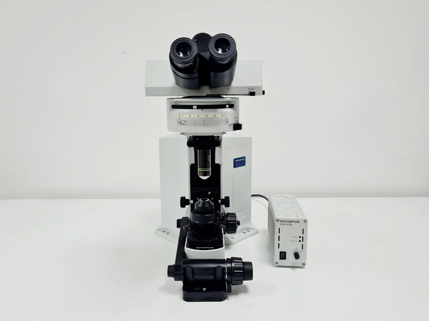 Image of Olympus BX51WIF Microscope w/ XLUM Plan FI 20x/0.95 W Objective Lab