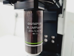 Thumbnail image of Olympus BX51WIF Microscope w/ XLUM Plan FI 20x/0.95 W Objective Lab