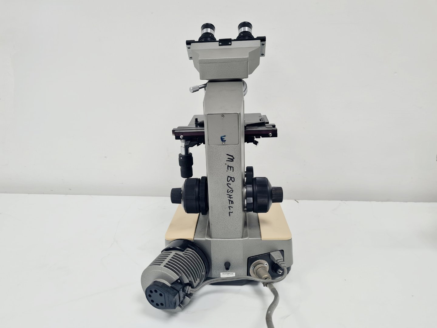 Image of Olympus BHB Binocular Microscope w/ 2 Objectives Lab