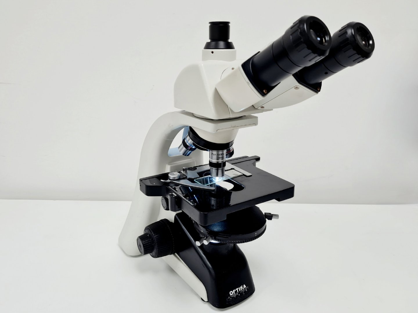 Image of Optika B-353PH Compound Microscope w/ 4 x Objectives Lab