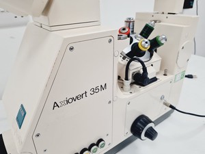 Thumbnail image of Carl Zeiss Axiovert 35M Inverted Microscope (No Stage or PSU)