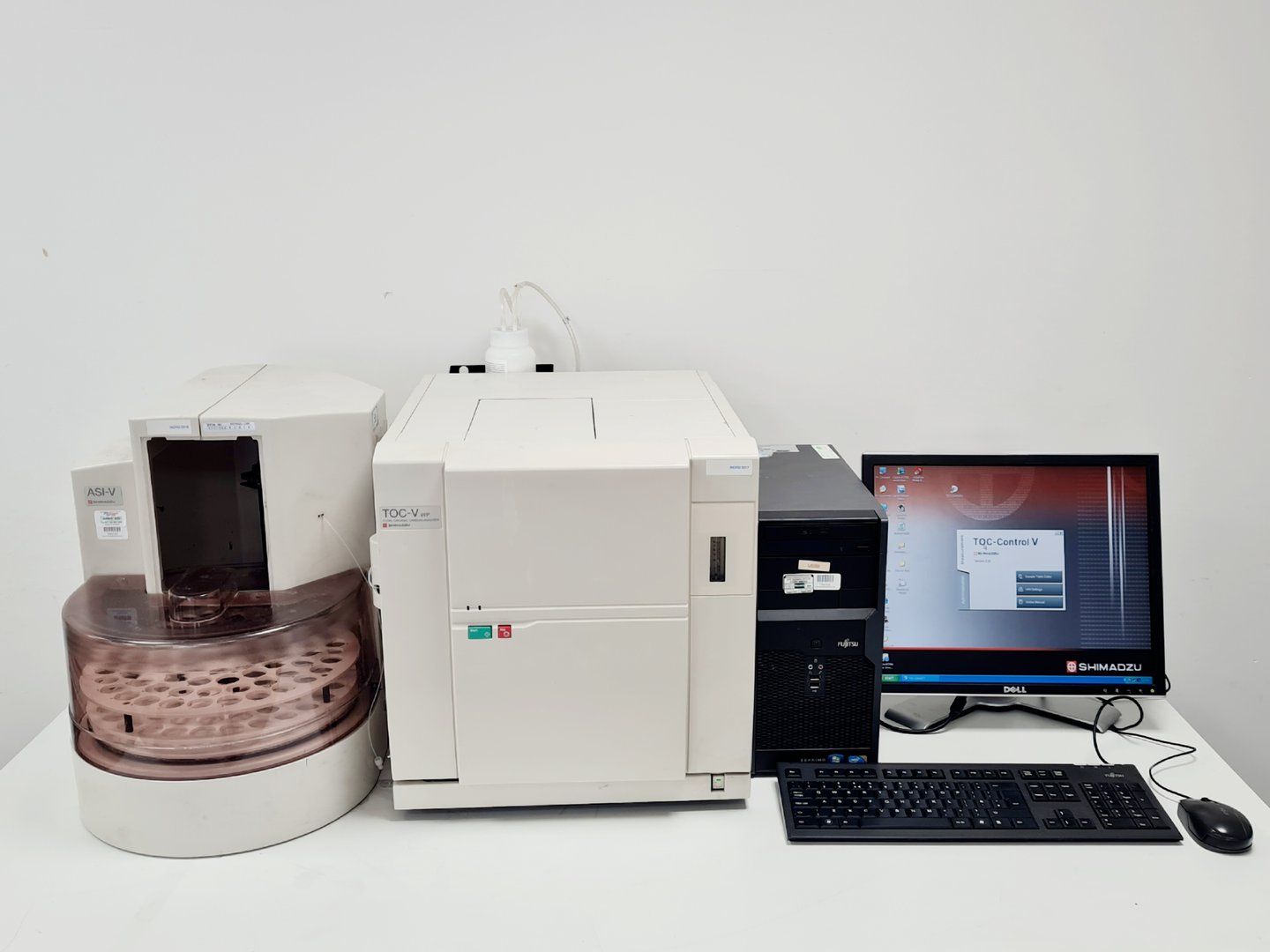 Image of Shimadzu TOC-V analyser w/ ASI-V autosampler System Lab