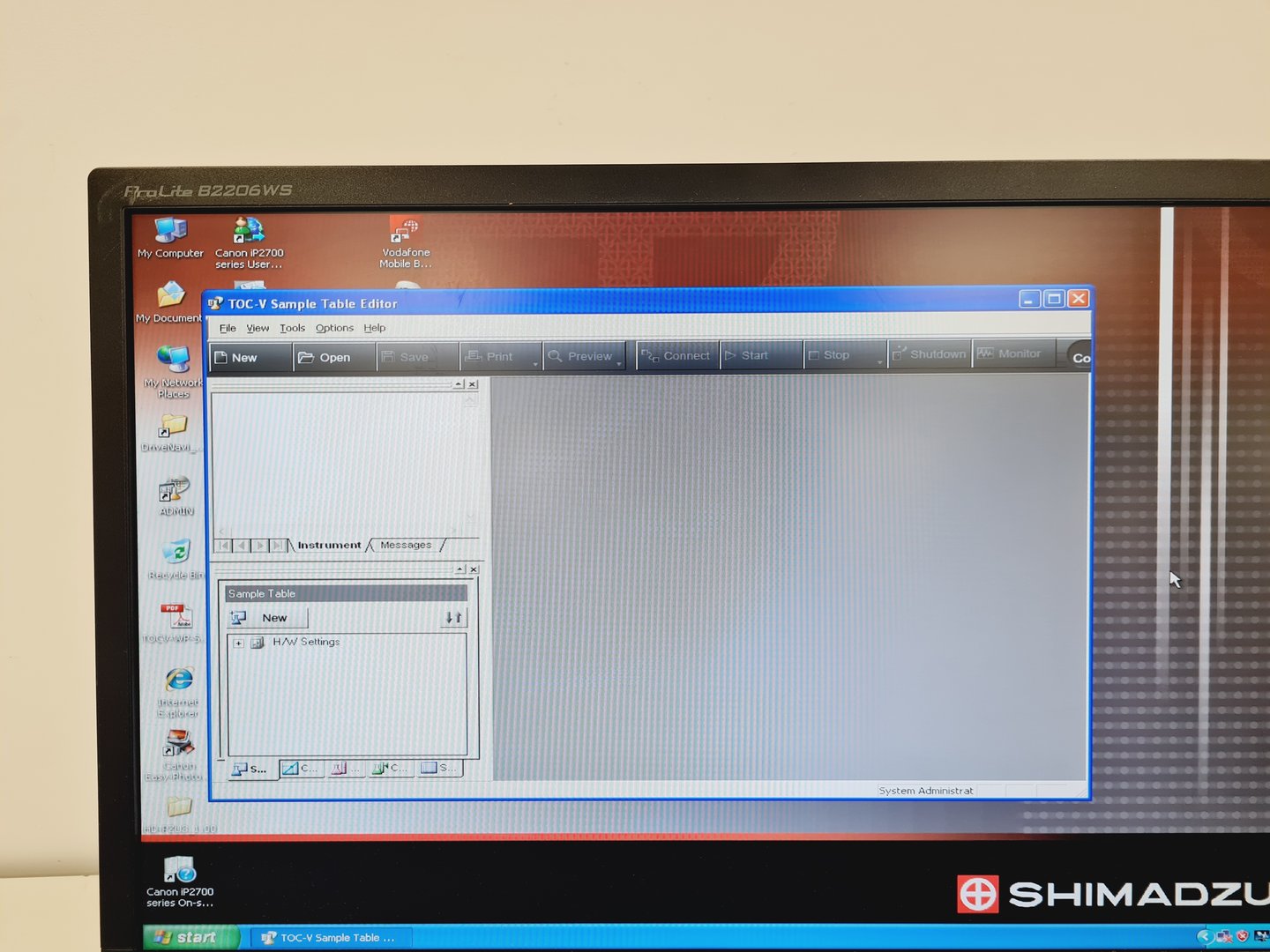 Image of Shimadzu TOC-V analyser w/ ASI-V autosampler System Lab