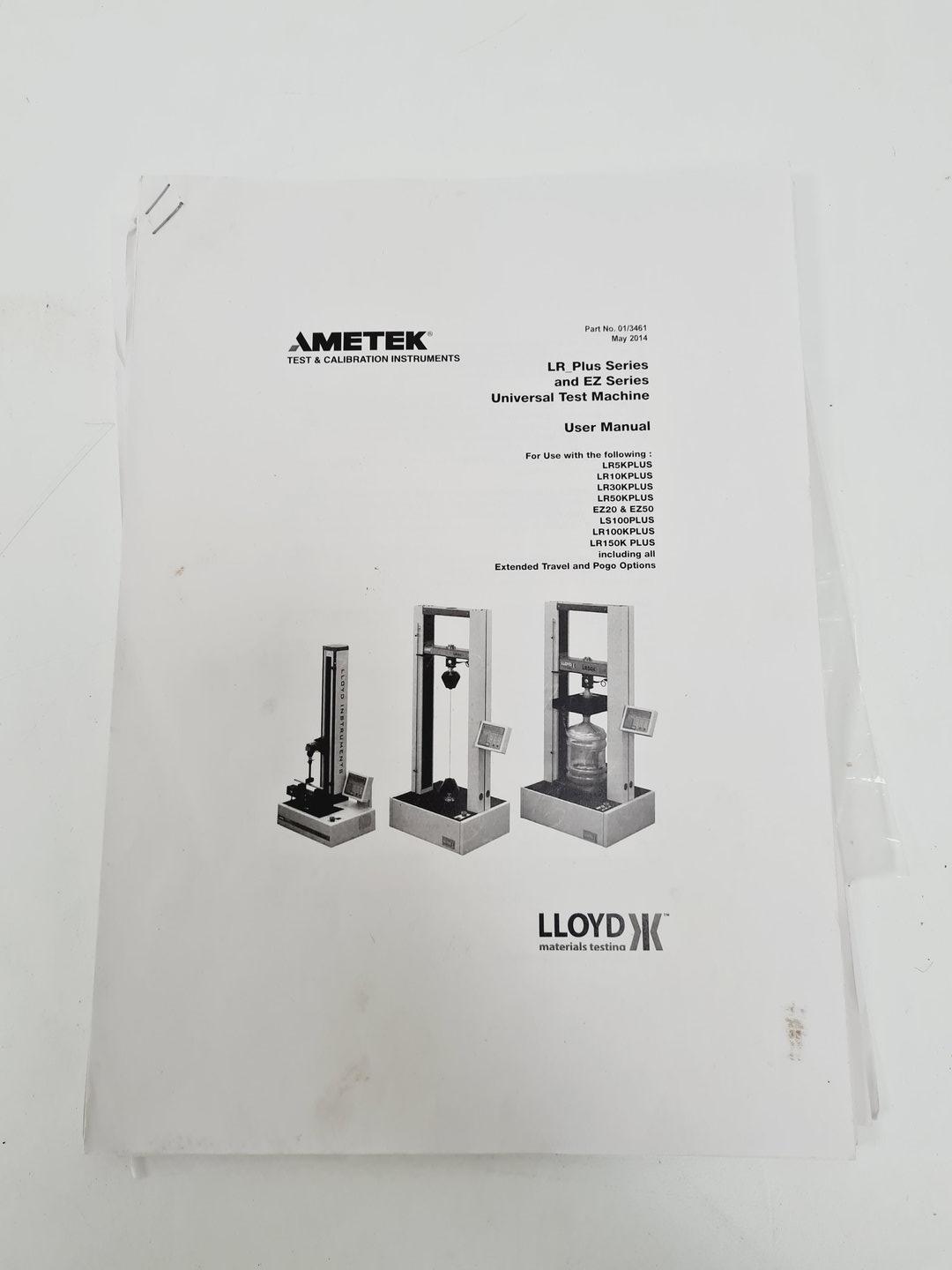 Image of Lloyd Instruments Easy Test EZ20 Materials Testing Machine 